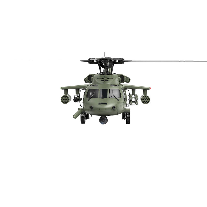 Eachine E200S UH-60 2.4G 6CH 3D 6-Axis Gyro Dual Brushless Motor 1:47 Scale Flybarless RC Helicopter BNF / RTF