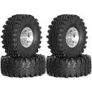 4PCS Upgraded 1.9 Inches Tires Aluminum Alloy Wheel Rims for 1/10 Axial SCX10 III Yikong YK4107 RGT Rock Crawler Climbing Truck RC Cars Vehicles Models Spare Parts R226