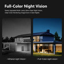 Guudgo 6MP HD Dual Lens Wireless Security Camera 360 Color Night Vision Human Motion Detect Two Way Audio Waterproof Design Surveillance CCTV Cameras