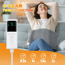 30x60cm Electric Heating Blanket  9-Level Temperature Adjustment 4-Level Timed Multifunctional Intelligent Temperature Control Heating Cushion Therapy Electric Blanket