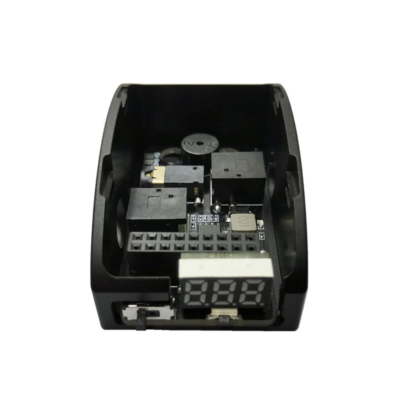 URUAV 5.8G RX PORT 3.0 PLUS Digital to Analog Receiver Board Adapter Metal Mounting Case Shell Combo with Low Voltage Alarm for DJI V1 V2 Fatshark FPV Goggles