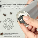 Portable Stainless Steel Manual Coffee Grinder Ceramic Grinding Core Adjustable Grinding Coarseness Hand Crank Coffee Machine