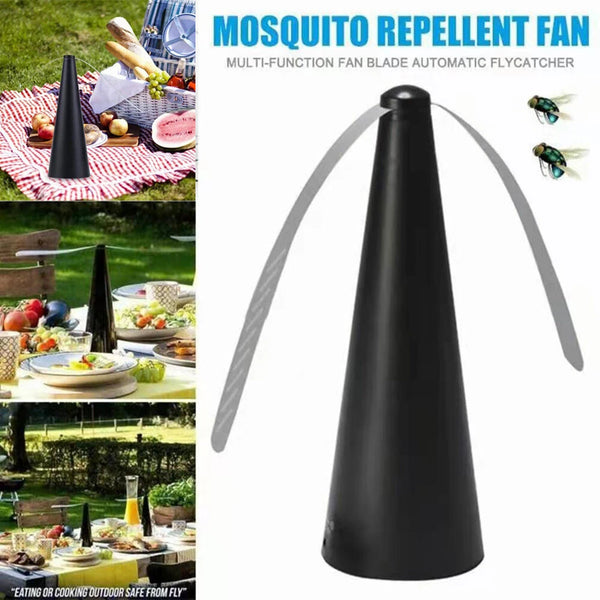 Outdoor Multifunctional Fan Blade Fly Repellent Battery Mosquito Repellent Fly Repellent Artifact Desktop Fly Repellent Mosquito Repellent Fan