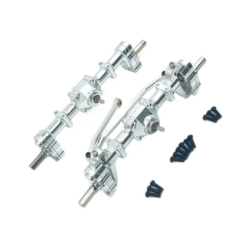 Upgraded Metal Front and Rear Door Bridge Set For WPL C14 C24 C34 C44 C54 C64 C74 C74-1 B14 B24 RC Car Part Remote Control Car Vehicle Model