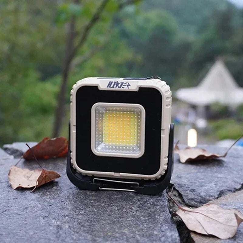 2024 1000LM Super Bright Portable LED Spotlight Camping Lamp 3000mAh LED Work Light Rechargeable Outdoor Waterproof Working Light