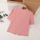 VONDA Womens Elegant Bowknot Decorate Puff Sleeve Blouses Temperament Button Shirts