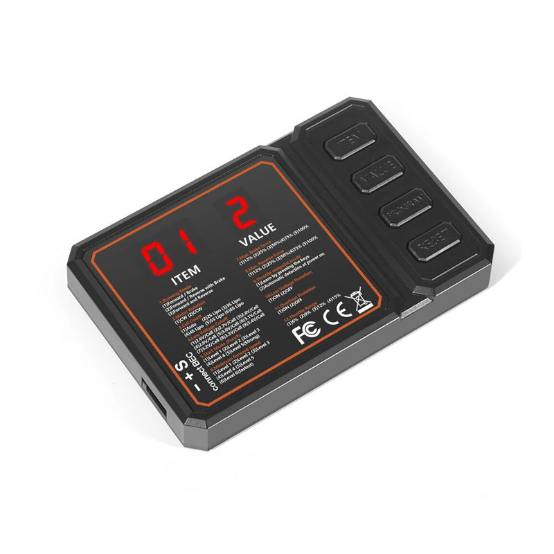 WSDT-60A RC Sensorless brushless waterproof ESC With Programming Card Combination Set for 1/10 RC Car