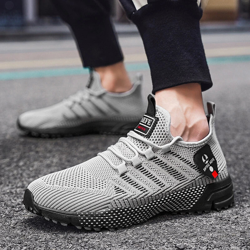 Summer Fashion Running Shoes Casual Soft Breathable Lace-up Sneaker Outdoor Casual Walking Sports for Jogging Hiking Camping