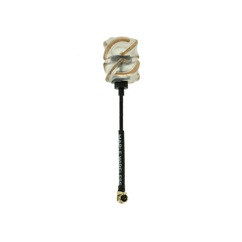 Maple Wireless Light 1S 5.8Ghz 2dBi Circular Polarization Lollipop FPV Antenna RHCP IPEX for Acrobee Mobula7 Mobula8 BETAFPV 1S FPV Tinywhoop RC Drone