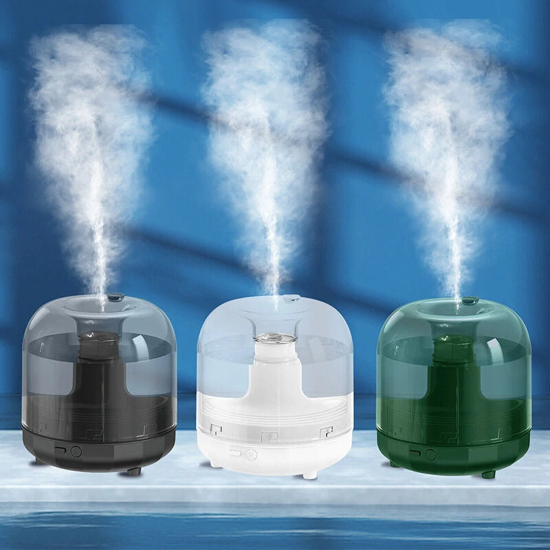 Compat 500ML Colorful Light Glass Ultrasonic Air Cooling Mist Machine With Color Night Light Room Home Humidifier Diffuser
