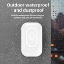 Intelligent Wireless Music Doorbell 50-100 Meters Range 38 Rings LED Lighting Silent Mode Adjustable Volume Call Alarm Waterproof Smart Home Door Bell