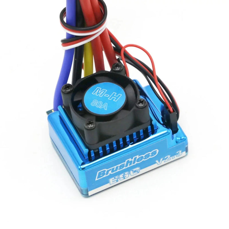 Waterproof 45A 60A 80A 120A Brushless ESC Electric for 1/8 1/10 1/12 RC Car Parts