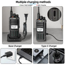 iRadio UV88 GPS Multiband Radio Walkie Talkie 1024 Channels IP67 Waterproof Type-C Charging CB SSB HF FM SW MW LW Amateur Ham Two Way Radio