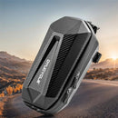 DTUCYCLE 3/4L Electric Bike Bag Waterproof Double Zipper Front Hanging Bag for Electric Bicycle Scooter