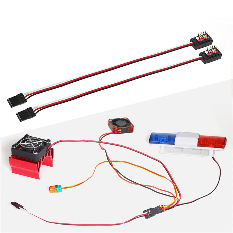 R189 4-in-1 Hub Signal Line Parallel Y Cable Aircraft RC Cars Vehicles Models ESC Servo Radiator LED Light Parts