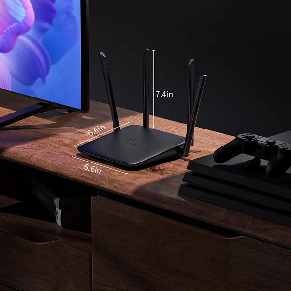 WAVLINK BE3600 WiFi 7 Router Dual Band Full Gigabit Gaming Router 1WAN 3LAN Gigabit Ports 4096-QAM OFDMA MU-MIMO Support Mesh/Router/AP/Repeater Mode