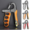 KALOAD 5-100KG Adjustable Hand Grip Strength Trainer Mechanical Counter Forearm Exerciser Power Strengthener for Gym Fitness Equipment with Counting Function