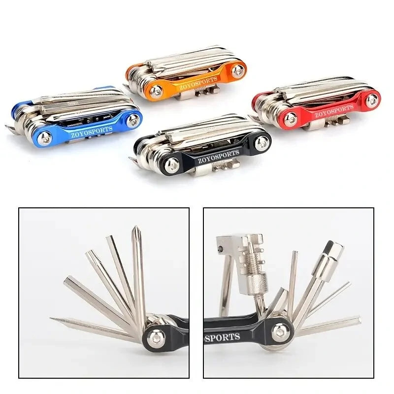 11 In 1 Portable Multifunctional Bike Repair Tool Kit For Outdoor Bicycle Cycling Repair Tool