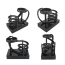 NIKOLATOY Electromagnetic Acceleration Perpetual Motion Machine Model Bulit-in Battery Desktop Ornaments Science Discovery Toys