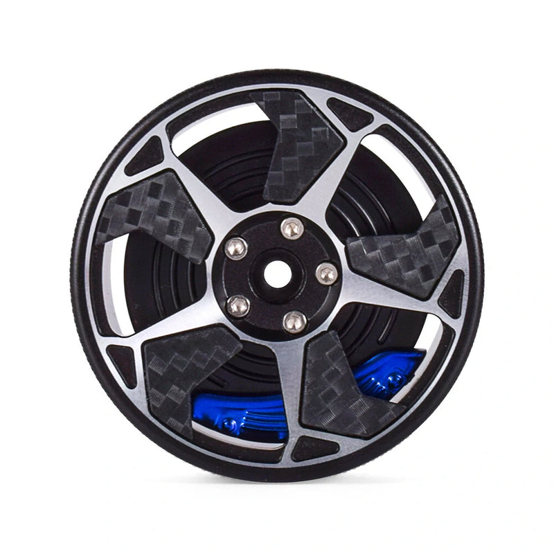 DUMBORC Remote Control Metal Handwheel Steering Wheel for X6 X6PM X10P Flysky NB4 Transmitter Replacement Parts DIY Accessory