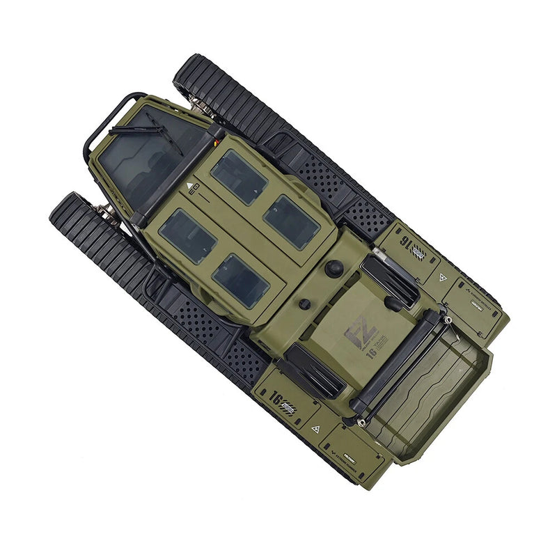 THE LINK G2067 RTR 1/16 2.4G RC Car Tank High Speed RIPSAW EV3-F4 Drift Tracked Off-Road Truck Full Proportional LED Light 360 Rotate Vehicles Models Toy