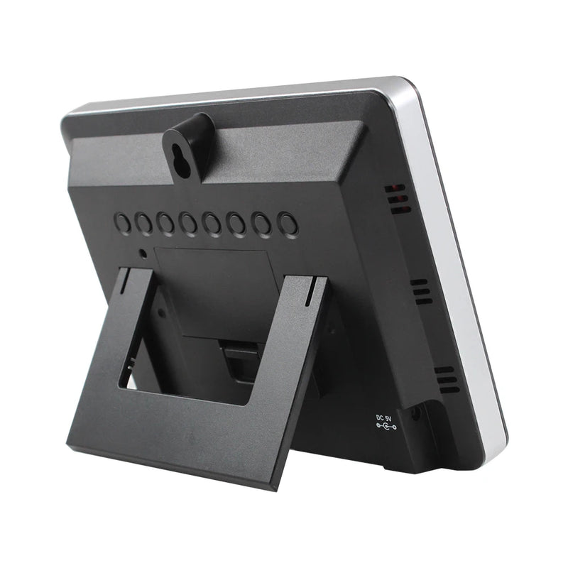 Multifunctional Touchscreen Weather Station Alarm Clock Wireless Weather Station Color Screen Touch Screen Alarm Clock Hygrometer Thermometer Sun Weather Barometer Tidal Forecast Sensor