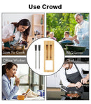 BBQ Probe Wireless Bluetooth BBQ Thermometer Kitchen Food Barbecue Thermometer Smart Cooking Thermometer 165ft Remote Meat Food Thermometer Instant Read