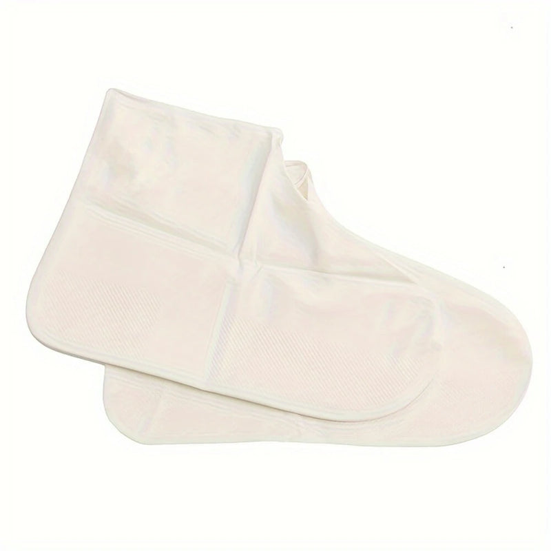 XANES 1 Pair Waterproof Non-slip Silicone Bike Shoe Cover High Elastic Wear-resistant Unisex Rain Boots for Rainy Day Cycling Reusable Shoe Cover