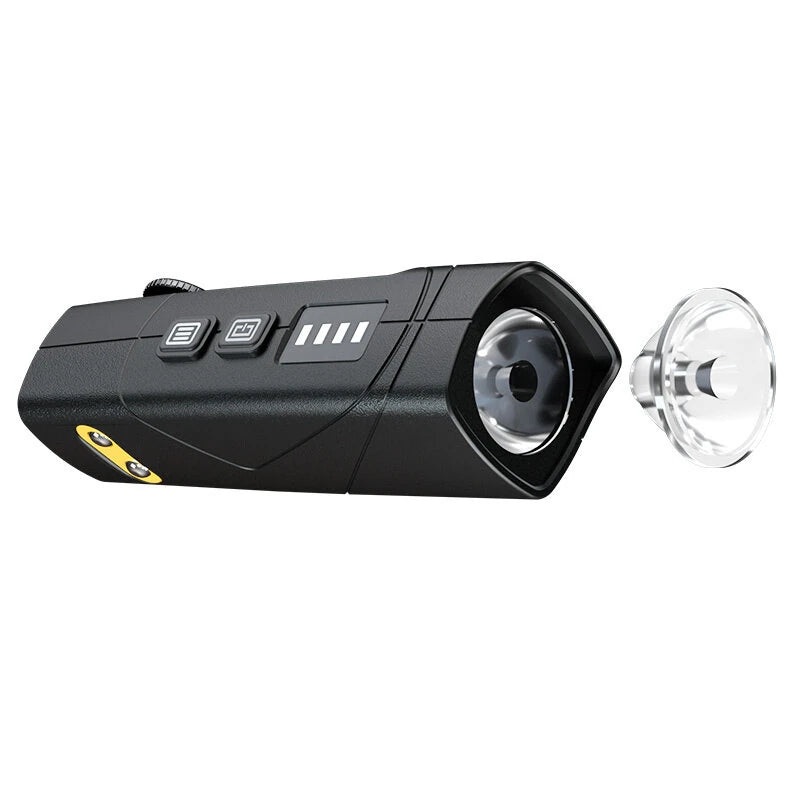 Bikight Dual Light Source Hangers Ears XPG LED Headlamp Built-In Battery USB Rechargeable Power Induction Headlight Removable Mini Flashlight for Camping Cycling Outdoor Activities