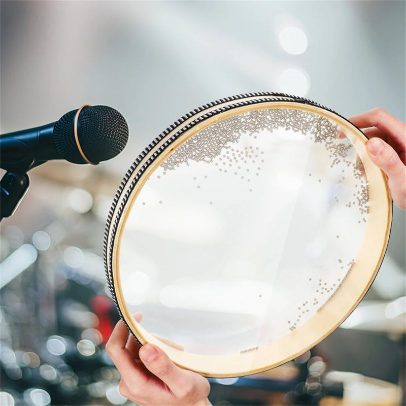 Double-sided Wave Drum Ocean Drum Hand Drum Wooden Sea Sound Hand Clapping Folk song Meditation Sound Therapy Sleep Aid