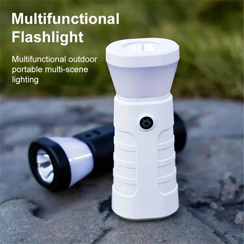 Multifuntion Outdoor Camping Portable Multi-scene Light Safe and Fast Charging LED Flashlight for Read Adventure Camping