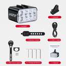 LAOTIE BU08 Wireless Remote Hoisting Bicycle Headlight 1530 Lumens Lifting Front Head Lamp 4000mAh USB Rechargeable Aluminum Alloy for Road MTB Mountain Bike