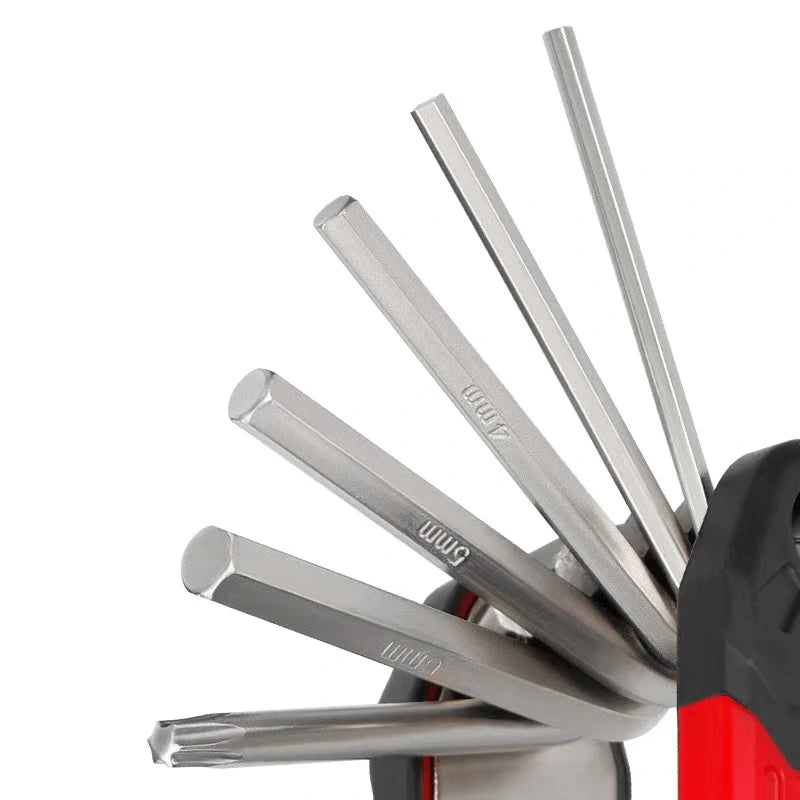 16 In 1 Bicycle Multitool  Repair Tool Kit With Bike Tire Levers Hex Wrench  For Road Mountain Bikes Accessories