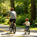 ESLNF Retractable Bicycle Towing Rope with Tail Light 3M Reflective Cord with 130KG Max Load Parent-Child Cycling Safety Gear