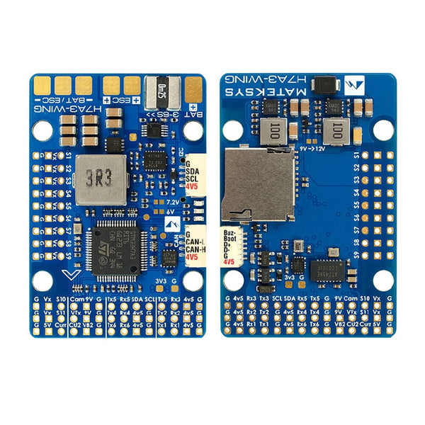 MATEK H7A3-WING Flight Controller OSD 3-6S for RC Airplane Fixed Wing