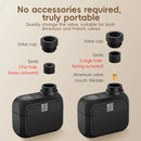 ROCKBROS Mini Electric Air Pump 100PSI  Inflation Power One-touch Operation Waterproof Type-C Fast Charging Portable Bicycle Pump