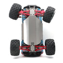 Stainless Steel Skid Plate Chassis Armor Gearbox Protector For 1/16 MJX 16207 16208 16209 16210 RC Car Upgrade Parts