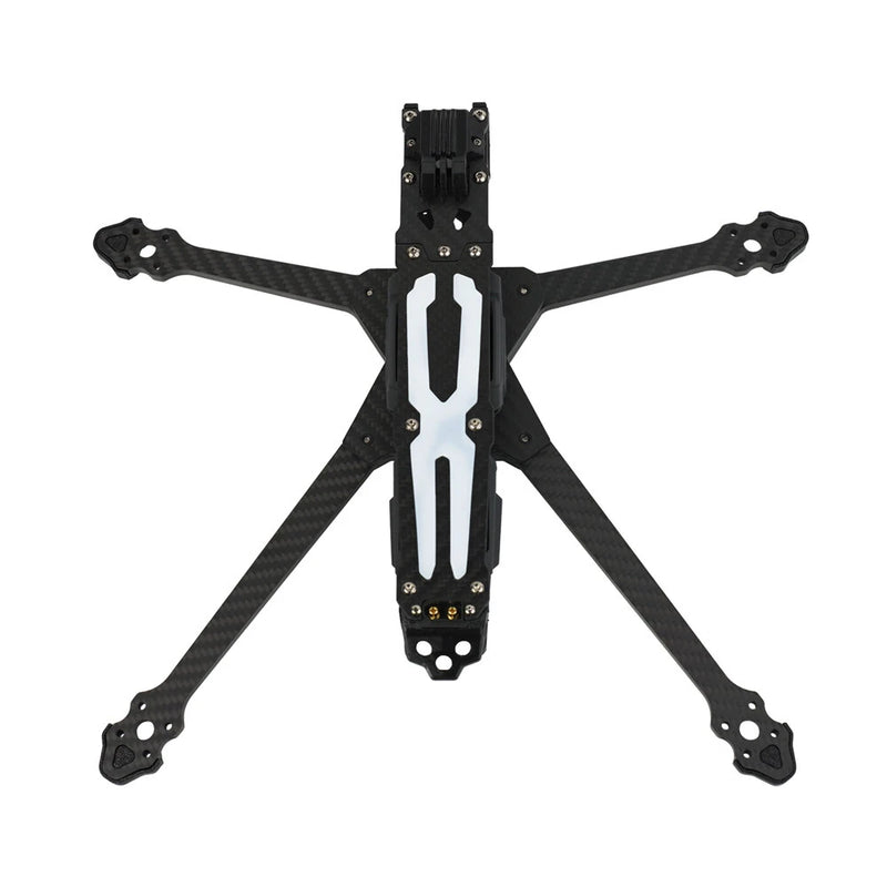 DeepSpace ROC7 322mm Wheelbase 7 Inch 6S Carbon Fiber Frame Kit Compatible with DJI O4 Pro RC FPV Racing Drones