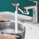 1440 Rotatable Scalable Metal Faucet Aerator Bathroom Tap Splash-proof Bubbler Faucet Filter Nozzle Tap Saving Water Extender