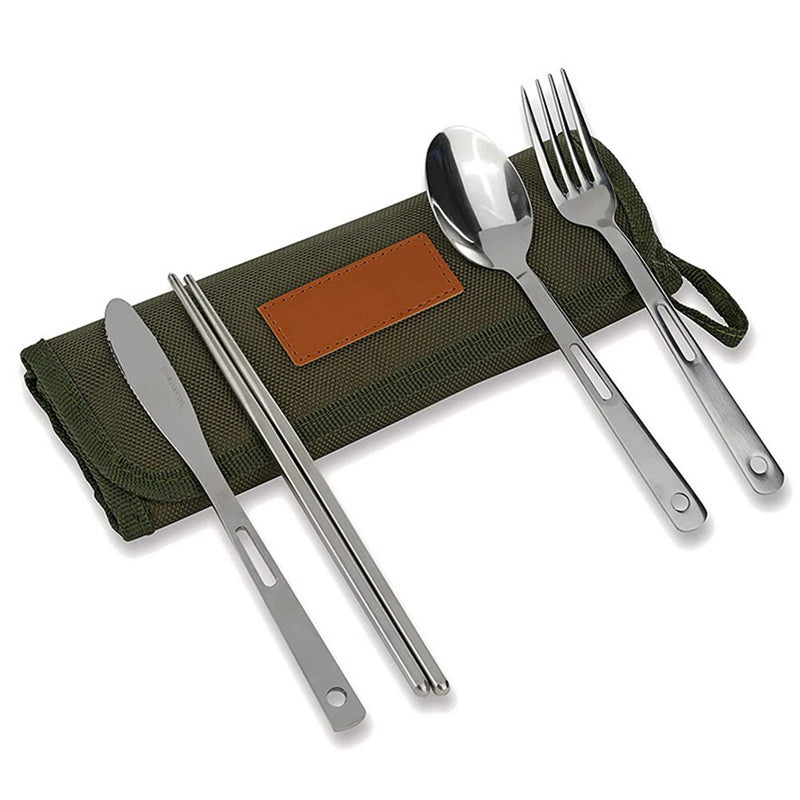 IPRee Cutlery Bag Portable Camping Kitchen Cooking Utensil Set Kitchenware Set Storage Bag Kitchen Gadgets for Barbecue Party Only Bag