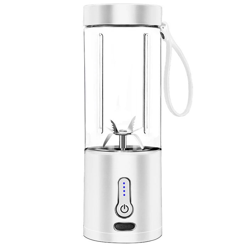 530ML Powerful Portable Blender for Smoothies Shakes USB Rechargeable Food Processor Fruit Mixer Machine Mini Juicer Blender Cup