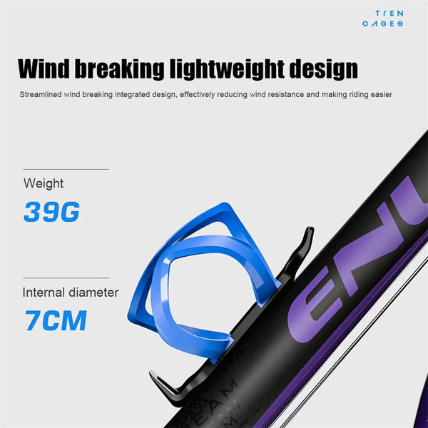 ENLEE Bicycle Water Bottle Holder Lightweight Left-Right Side Pull MTB Bicycle Bottle Cages Bracket for Outdoor Cycling