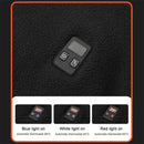 TENGOO HP-09 9 Heated Area Jacket USB Charging 3 Gear Adjustable Temperature with Digital Display Windproof Fleece Heated Jacket Winter Coat for Outdoor Sports