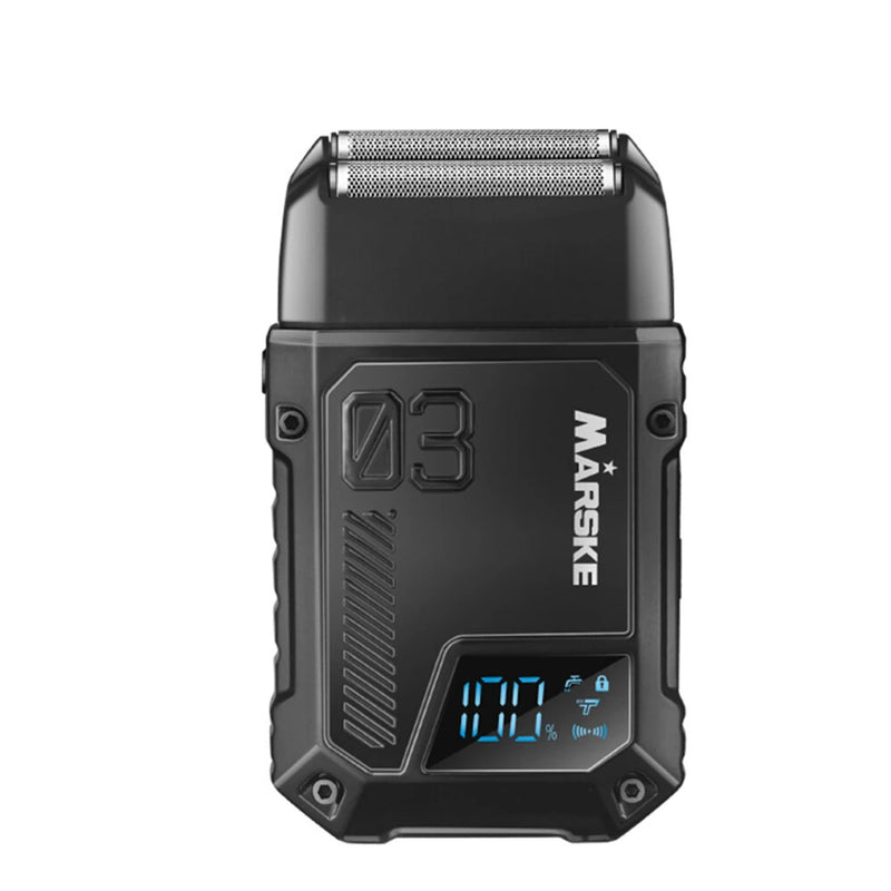 MARSKE MS-3412 Electric Beard Shaver High Speed Motor Beard Trimmer for Men Reciprocating 2-Blade Shave System Hair Clippers Electric Shave