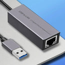 RU2503 2.5G USB Ethernet Adapter 2500Mbps USB3.0 Type C to RJ45 Lan Wired Ethernet Gigabit Adapter Network Card for Desktop PC Laptop Computer