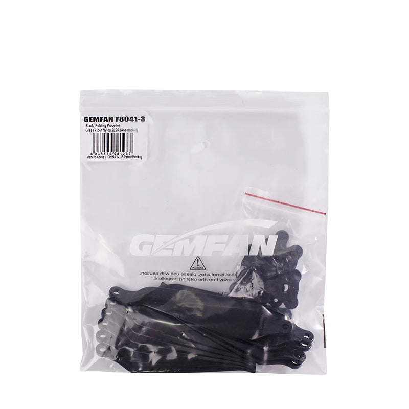 2 Pairs Gemfan 8041F 8041 8inch 3-Blade / 2-Blade Foldable Propeller Glass Fiber Nylon 5mm Hole  for Long Range FPV Racing Drone
