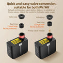 ROCKBROS Mini Portable Bike Electric Air Pump 100PSI Power 300mAh Battery USB Rechargeable Lightweight Inflator for MTB Bicycle Scooter Ball