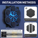 KALOAD Smart Bluetooth Music Boxing Machine Decompression Fighting Fitness Home Boxing Wall Six Target Boxing Trainer with Gloves