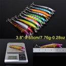 ZANLURE 20pcs Set 3D Eyes Bass Shape Fishing Crankbait Kit Hard Lures Freshwater Saltwater Japan Sea Fishing Lures