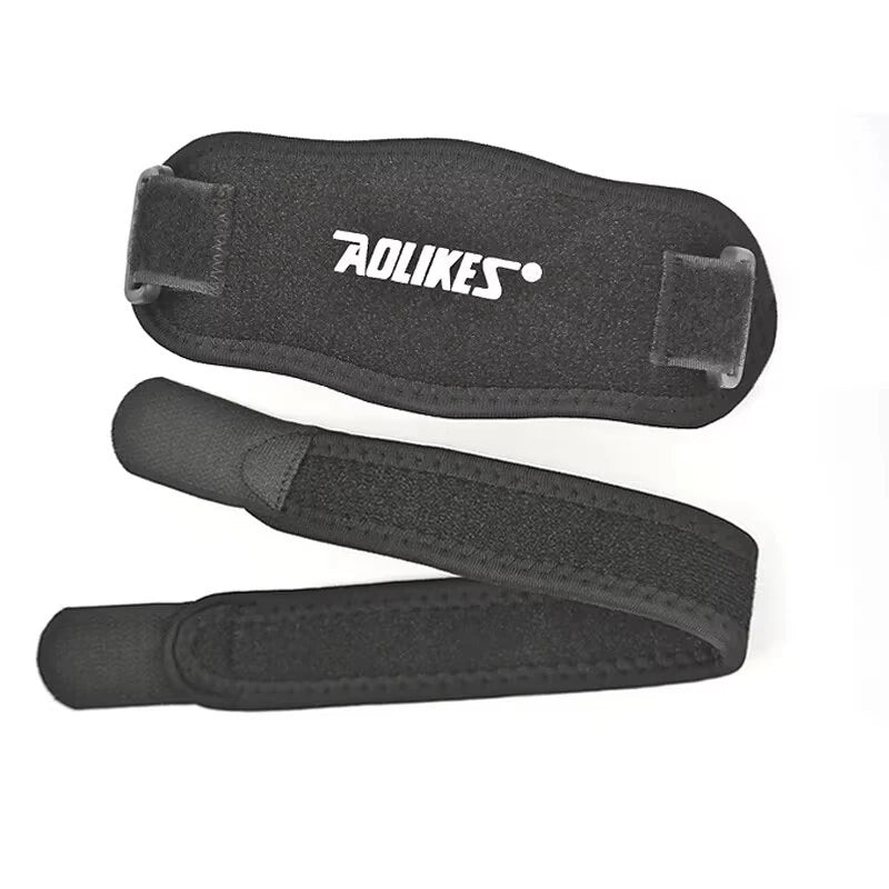 AOLIKES 1PCS Adjustable Basketball Tennis Golf Elbow Support Golfer's Strap Elbow Hand Protective Pads Lateral Pain Syndrome Epicondylitis Brace for Muscle Strength